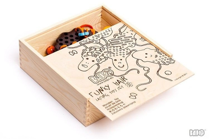 Sznurowanie na głowie, 39210-Bajo, zabawki zręcznosciowe