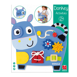 Przenośna tablica manipulacyjna dla dzieci Osiołek Goula 1110100489