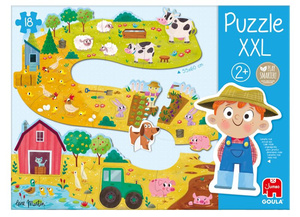 Puzzle dla dzieci XXL Farma Goula 53176