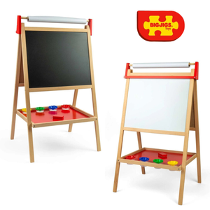 Tablica dwustronna dla dzieci Deluxe Bigjigs 37084 Drewniane zabawki dla dzieci