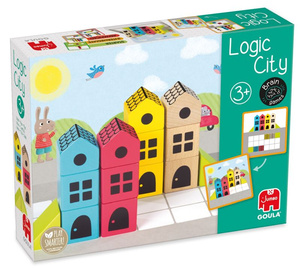 Gra edukacyjna Miasto logiki Goula 50200 drewniane zabawki dla dzieci