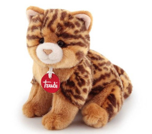 Pluszowa maskotka kot w cętki Trudi 21041 Przytulanki dla niemowląt i dzieci