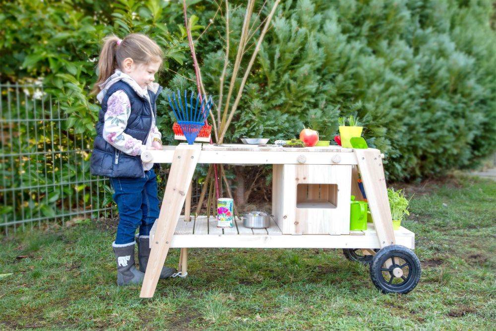 Mobilna ogrodowa kuchnia dla dzieci Small Foot