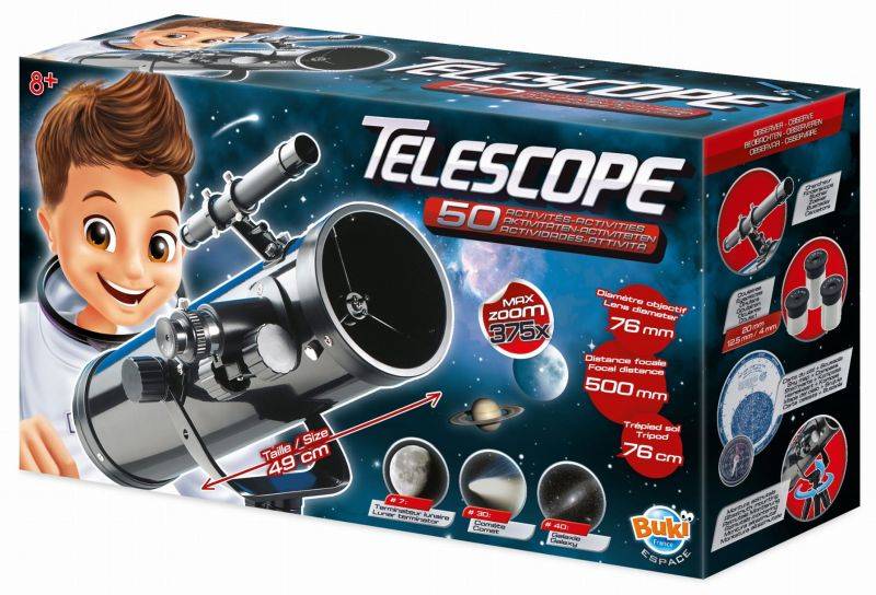 Teleskop zwierciadlany - 50 doświadczeń TS008B
