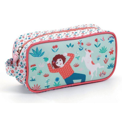 2w1 kosmetyczka, piórnik Słodkie marzenia DD00282-Djeco, przybory szkolne dla dzieci