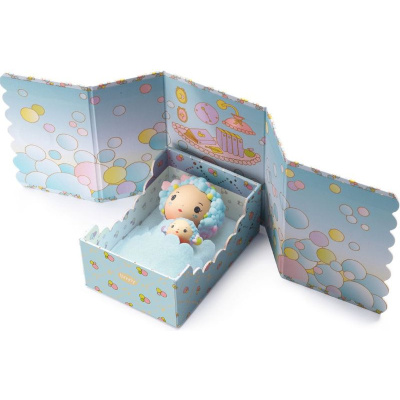 Pokoik Blue w magnetycznym pudełku Tinyly Djeco DJ06964 zestawy do zabawy lalkami