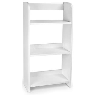 Regał drewniany Biel, meble do pokoju dziecka