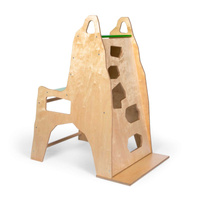 Drewniana wieża do wspinaczki dla dzieci Góra Erzi 44439 sprzęt sportowy dla dzieci