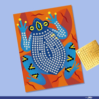 Dżungla - zestaw do tworzenia mozaiki DJ09422-Djeco, zestawy kreatywne 