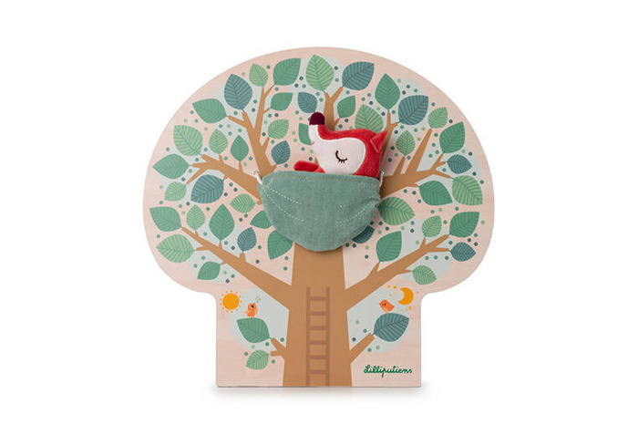 Drewniana tablica magnetyczna Mój dzień Lisiczka Alice Lilliputiens 83545