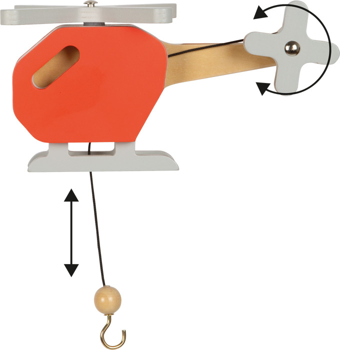 Duża remiza strażacka z helikopterem i akcesoriami Small Foot 12703 drewniane domki dla lalek