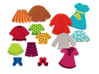 Drewniana układanka Matylda lubi się przebierać DJ01697-Djeco, zabawka dla dzieci