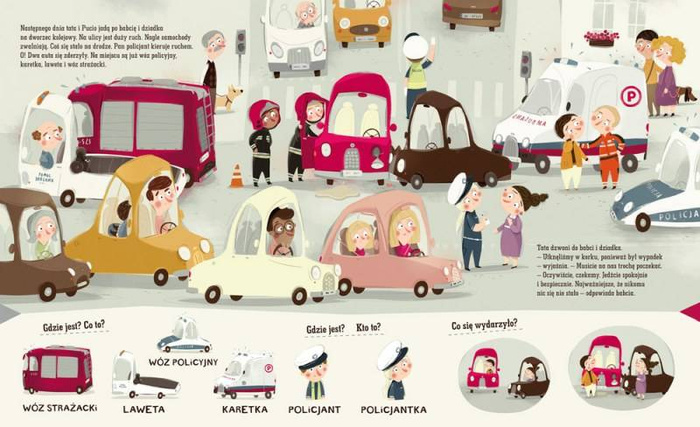 Pucio w mieście. Zabawy językowe dla młodszych i starszych dzieci Nasza Księgarnia, książki dla dzieci