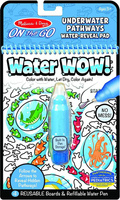 Wodna kolorowanka z labiryntami Water Wow Pod wodą 40179-Melissa & Doug, książeczki wielokrotnego użytku