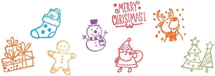 Świąteczne pieczątki dla dzieci Goki 15569 stemple zestawy artystyczne