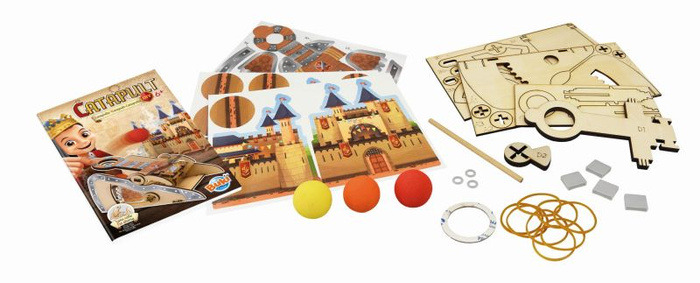 Zestaw kreatywny Zrób to sam Średniowieczna katapulta Buki 2171