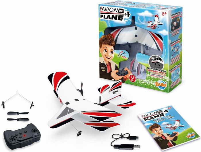 Samolot dwupłatowiec zdalnie sterowany Buki 37294 zabawki ogrodowe