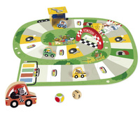 Gra planszowa dla dzieci Mój pierwszy wyścig Goula 1110700210 Nauka kolorów i liczenia