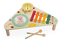 Stolik muzyczny Sunshine 12m+ J07616-Janod, zabawki muzyczne dla dzieci