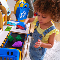 Drewniana kasa samoobsługowa ze skanerem do zabawy w sklep dla dzieci KidKraft KK20258