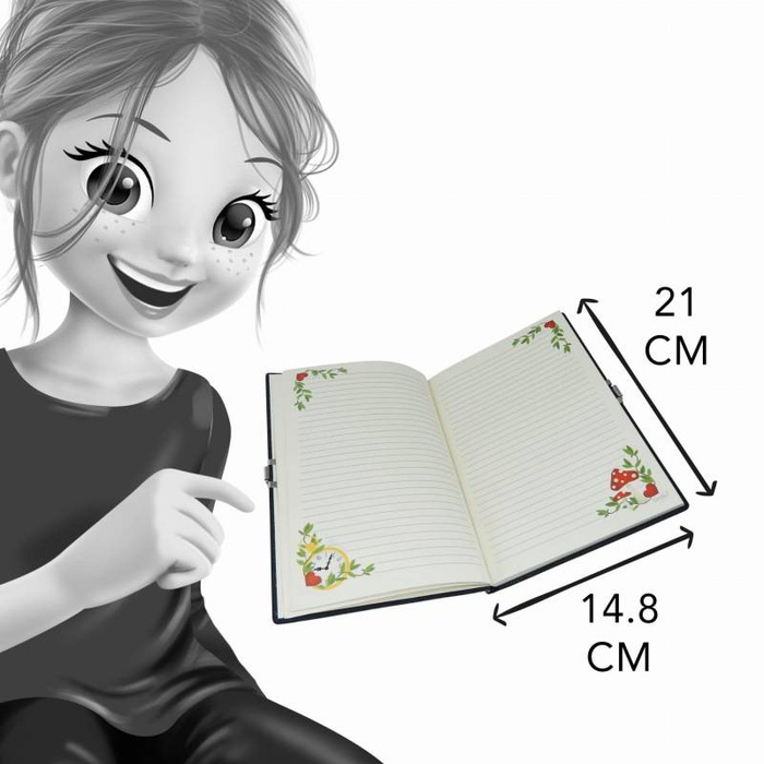 Zrób to sam - MAGICZNY PAMIĘTNIK NB003-Buki, notatnik dla dzieci