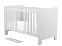 Białe Łóżeczko tapczanik 140x70 Pinio Calmo