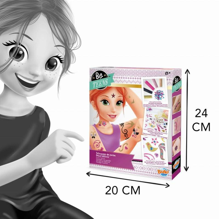 Zrób to sam - PEREŁKOWE TATUAŻE BE107-Buki, tatuaże dla dzieci