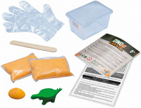 Kryształowy dinozaur Buki 9009 hodowla kryształów Eksperymenty dla dzieci Mini lab