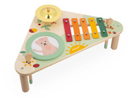 Stolik muzyczny Sunshine 12m+ J07616-Janod, zabawki muzyczne dla dzieci