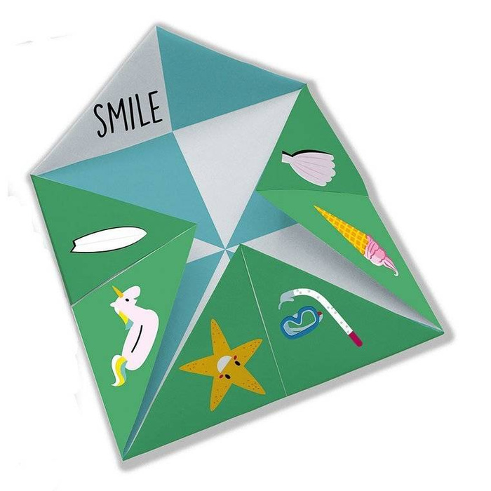 Papierowe wróżby piekło-niebo J07941-Janod, zestaw kreatyny