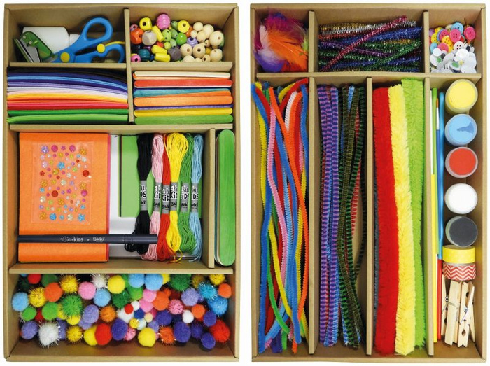 Kreatywne pudełko zestaw 20 aktywności dla dzieci Buki FK003