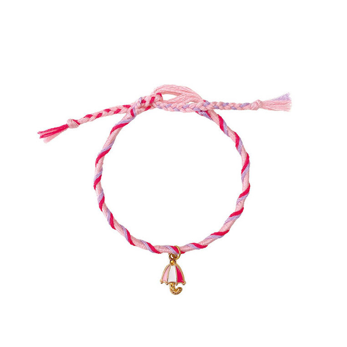 Zestaw kreatywny do tworzenia biżuterii Tęczowe bransoletki 30 szt. J09134 Janod