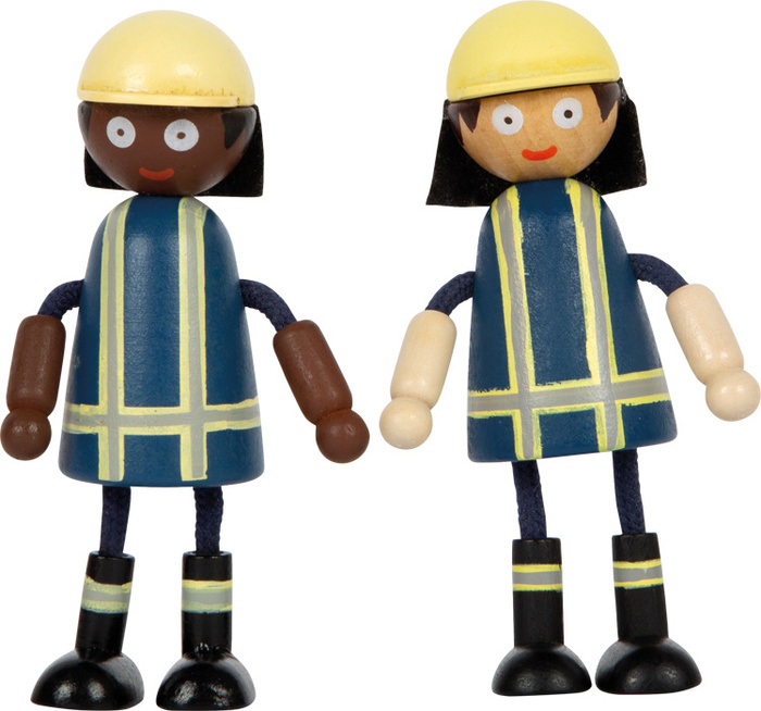 Duża remiza strażacka z helikopterem i akcesoriami Small Foot 12703 drewniane domki dla lalek