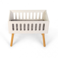 Drewniane łóżeczko dla lalek z materacem Astrup 84143