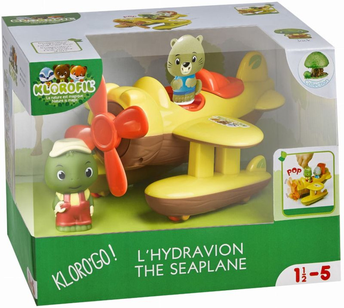 Samolot hydroplan Klorofil 700211F i zwierzątko