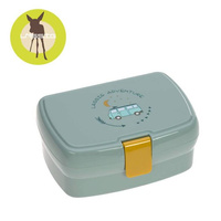 Lunchbox z wkładką Adventure Bus 121003646- Lassig, pudełka śniadaniowe dla dzieci NOWA KOLEKCJA