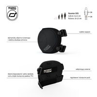 SCOOTANDRIDE Zestaw ochraniaczy dla dzieci XXS Black