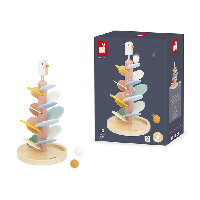 Drewniany kulodrom Ptaszek Sweet Cocoon Janod J04040