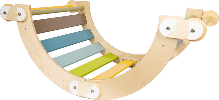 Drewniana huśtawka i drabinka 2w1 Przygoda 12239-Small Foot, zabawy ruchowe i rozwojowe