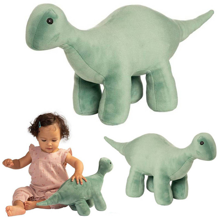 Pluszak Dinozaur Brontozaur Velveteen 159460-Manhattan Toy, maskotki dla dzieci
