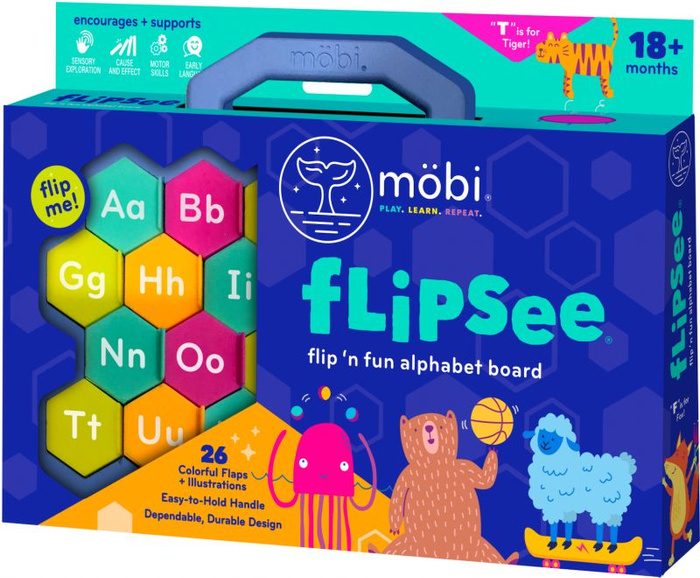 Flipsee Tablica z okienkami Alfabet Mobi FLIP1