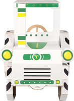 Tekturowy traktor do samodzielnego złożenia, 0044-Tektorado, zabawki dla chłopców