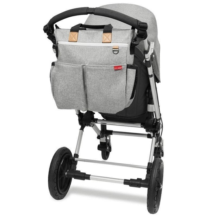 Torba Duo Signature Grey Melange 200326-Skip Hop, torba dla mamy