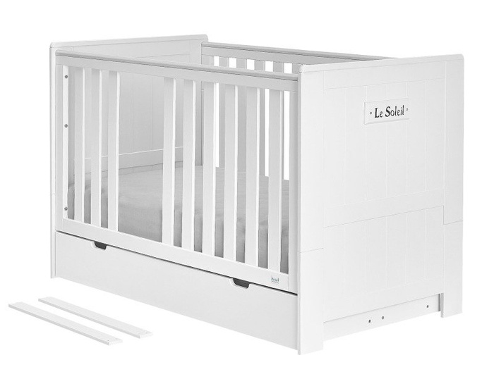 Biała kolekcja Pinio Marsylia MDF, zestaw mebli do pokoju dziecięcego III