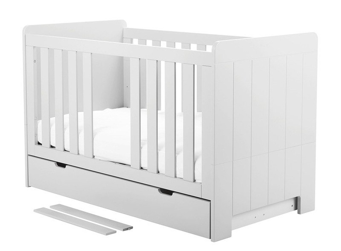 Biała szuflada 140x70 Pinio Calmo