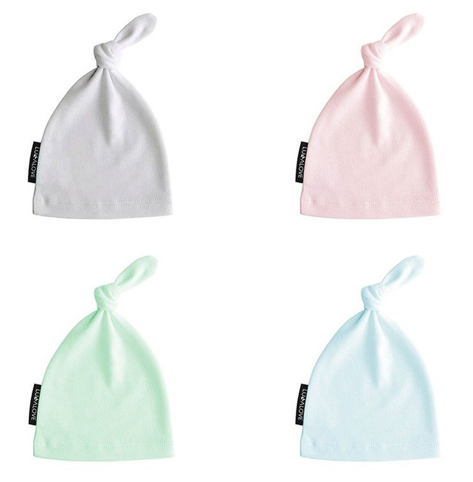 Czapeczka krasnala 0-3 Szara LL0973-Lullalove, wyprawka dla niemowlaka