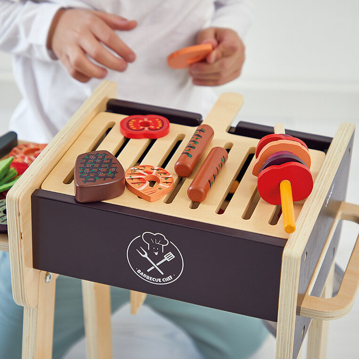 Duży drewniany grill z akcesoriami J06619 Janod