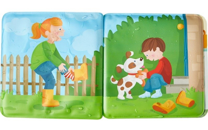 Książeczka do kąpieli Paul i Pia HB304708-Haba, zabawki edukacyjne dla dzieci