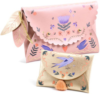 Zrób to sam Portmonetki Djeco DJ07976 zestaw kreatywny ze sztucznej skóry