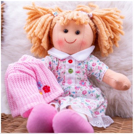 Lalka Paulina (30 cm), BJD005-Bigjigs Toys, lalki dla dzieci